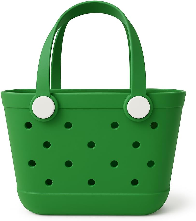 EVA Waterproof Beach Tote Bag-Large Sand Proof Tote with Handles for Women&Men|Lightweight Pool,Travel,Shopping Bag