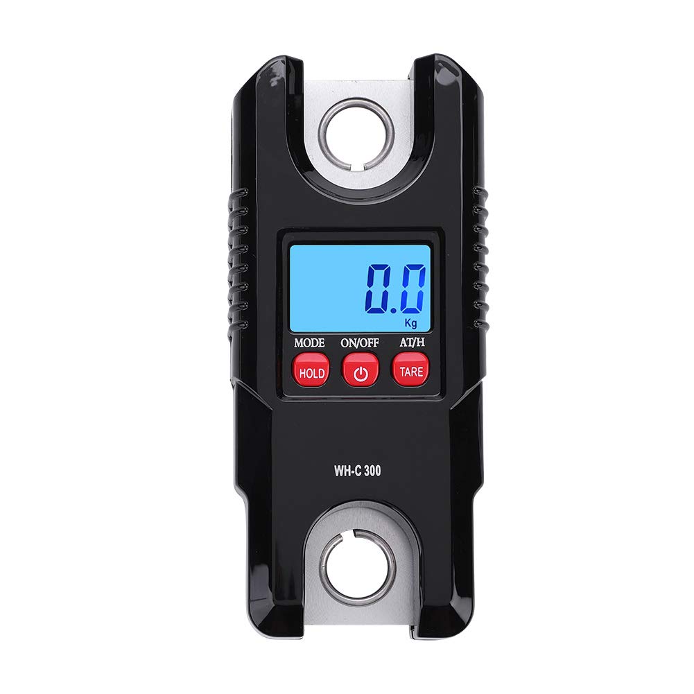 Luggage Scale,300kg Portable Plastic Electric Digital Hanging Scale with LCD Display Hook Tool for Fishing