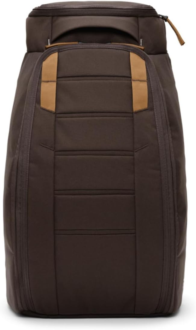 Db Journey The Hugger - Durable Travel Backpack with Laptop Compartment for Work & Gym, Luggage Backpack with Roller Bag Attachment, Full-Zip Main Compartment, 25L - Espresso
