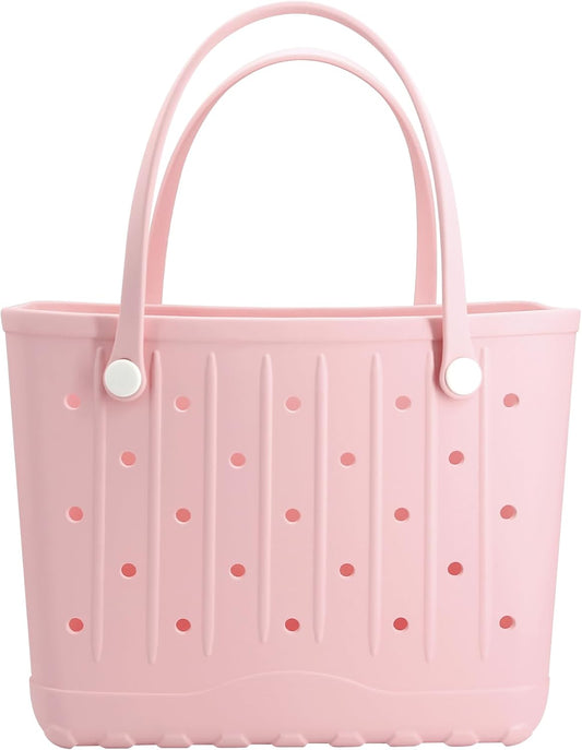 CXY Rubber Beach Bag EVA Waterproof Tote Bags Washable Sand-proof Travel Handbags for Pool Boat Groceries Work Sports