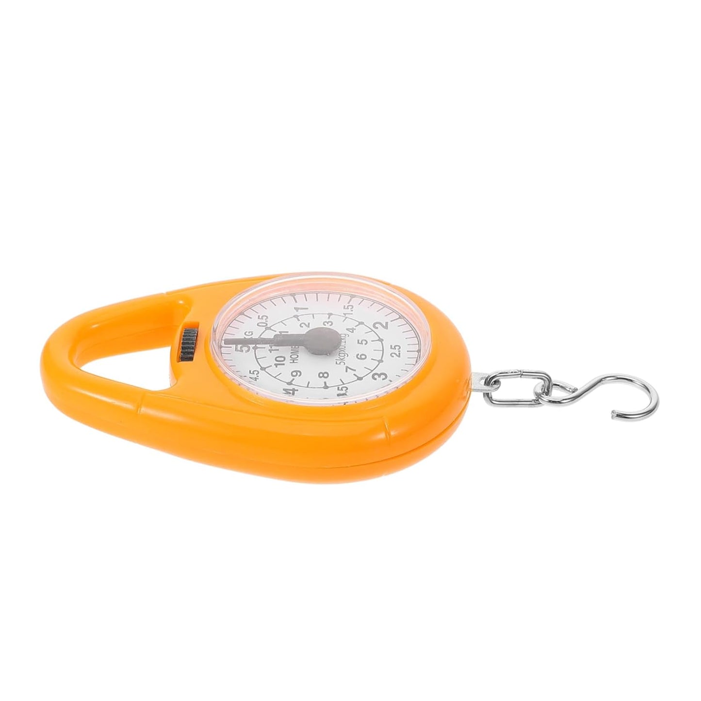 OUNONA 2pcs Luggage Scale Portable Mechanical Spring Weighing Scale for Travel Built Hook Bright Readings for Luggage and More
