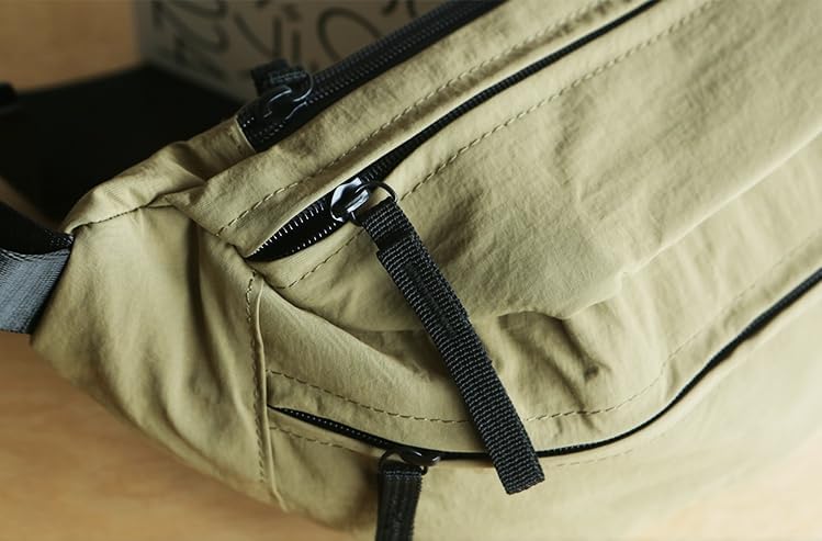 Women Sling Bags Girl Fanny Pack Crossbody Handbag Men Shoulder Bag Unisex Classic Nylon Waist Packs Purse Hiking Chest Bag, Easy Carry Any Phone,Wallet