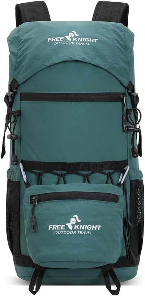 Bseash 30L Lightweight Hiking Backpack, Outdoor Sport Waterproof Travel Bag Daypack for Cycling Climbing Skiing (Blue Green)