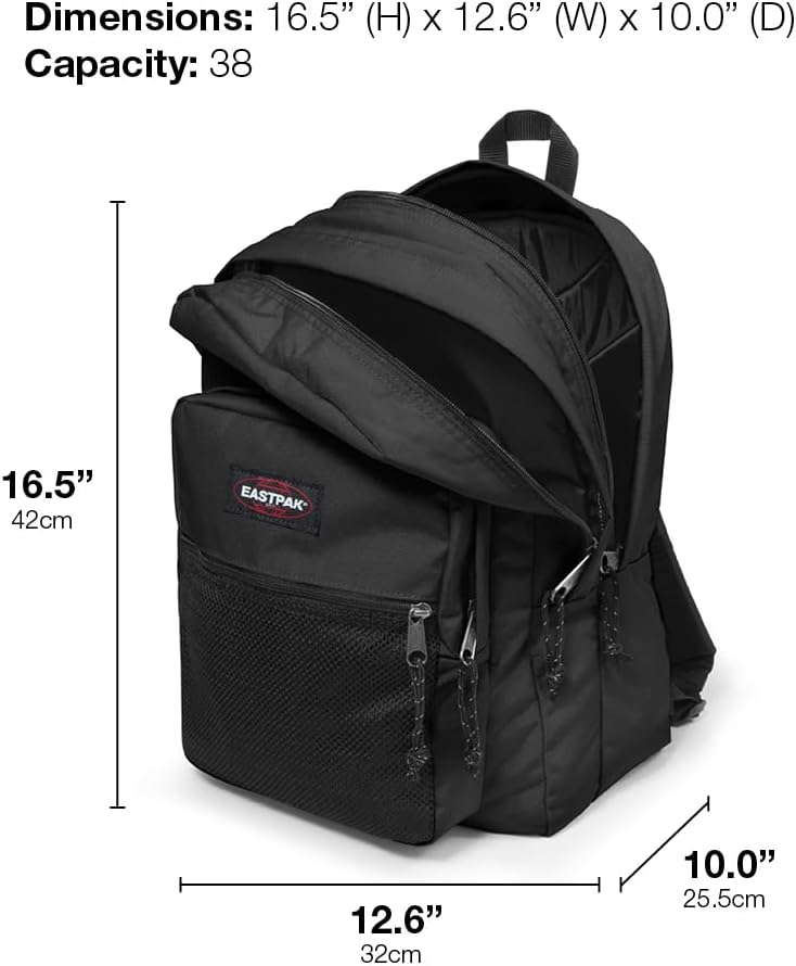 Eastpak Pinnacle Backpack - Bag for School, Travel, Work, or Bookbag - Sunday Grey
