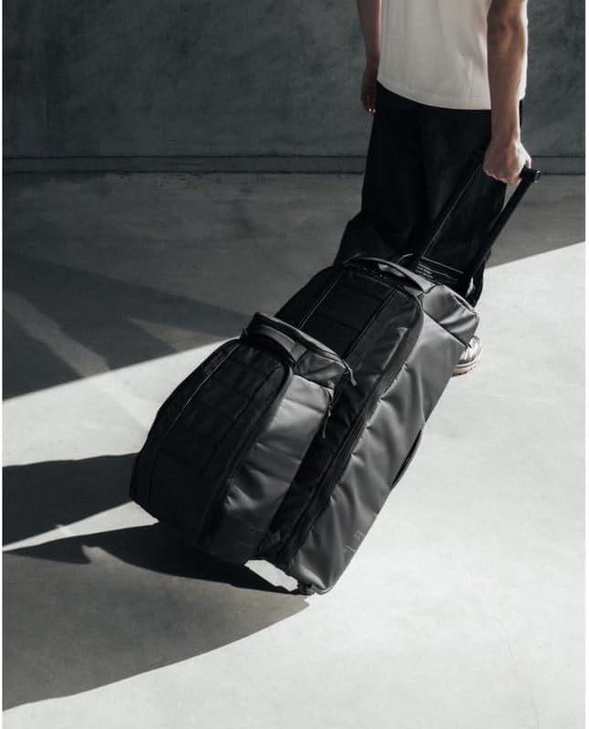 Db Journey The Hugger Backpack - Durable Travel Backpack with Laptop Compartment & Pockets for Work, Luggage Backpack with Roller Bag Hook Up System, 25L - Blackout
