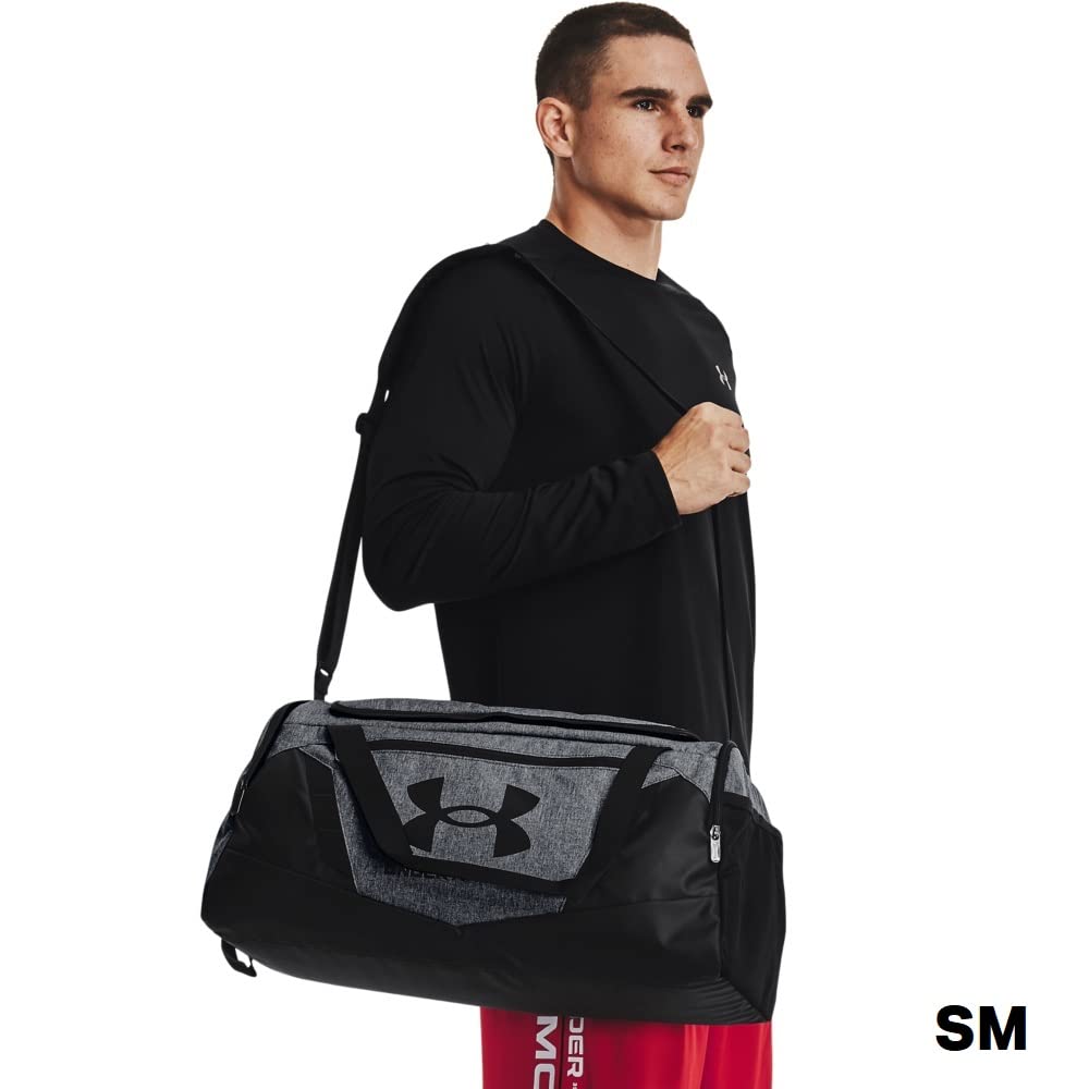 Under Armour Undeniable 5.0 Duffle, Pitch Gray Medium Heather/Black, Medium