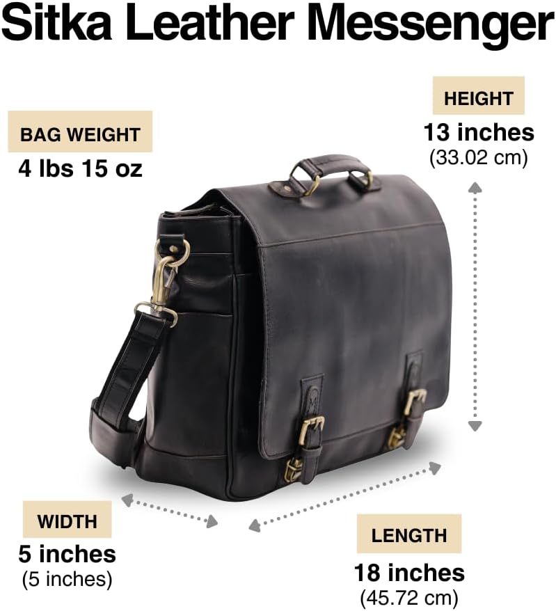 Sitka Leather Messenger