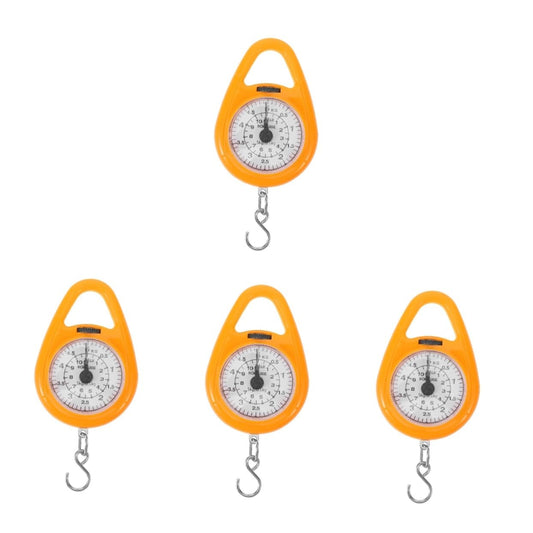 OUNONA 4pcs Scale for Luggage Spring Scale Single-Point Design for Easy Weighing