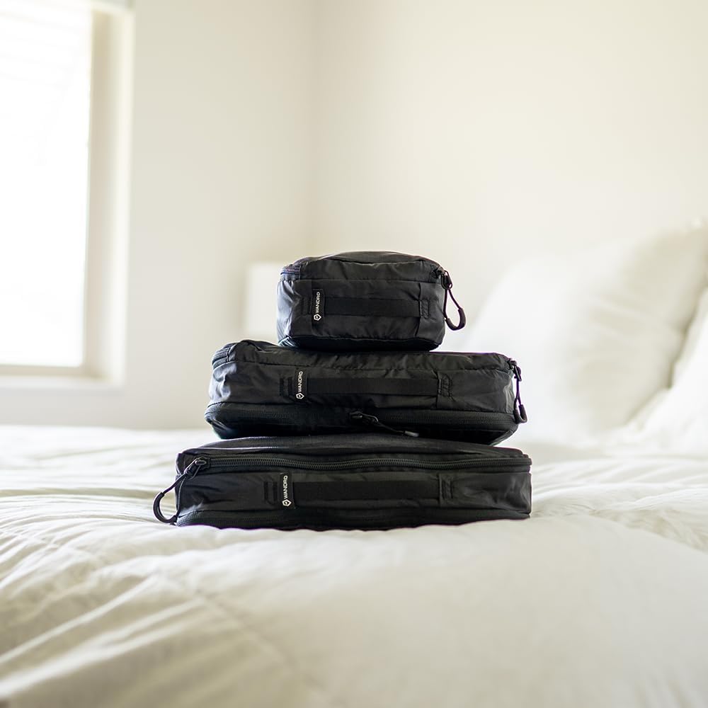 WANDRD Packing Cubes - Bundle of Small, Medium and Large Packing Cubes for Travel - Suitcase and