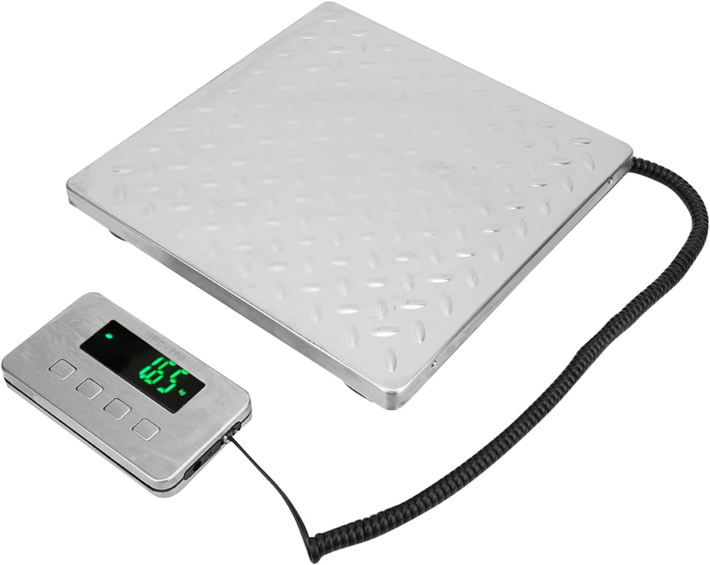 EVTSCAN 200kg / 0.05kg Stainless Steel Double Range Express Luggage Baggage Weighing Electronic Scale
