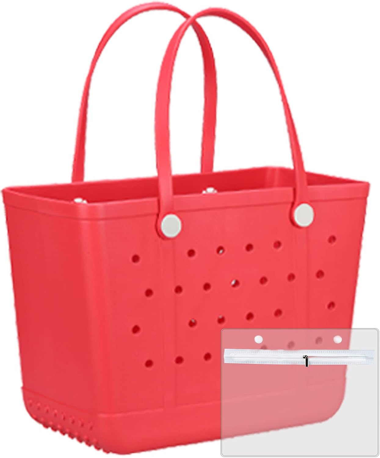 Tote Bag for Women - Large Rubber Beach Bag, Medium Waterproof Sandproof Travel Tote Bags for Beach Outdoor Sports