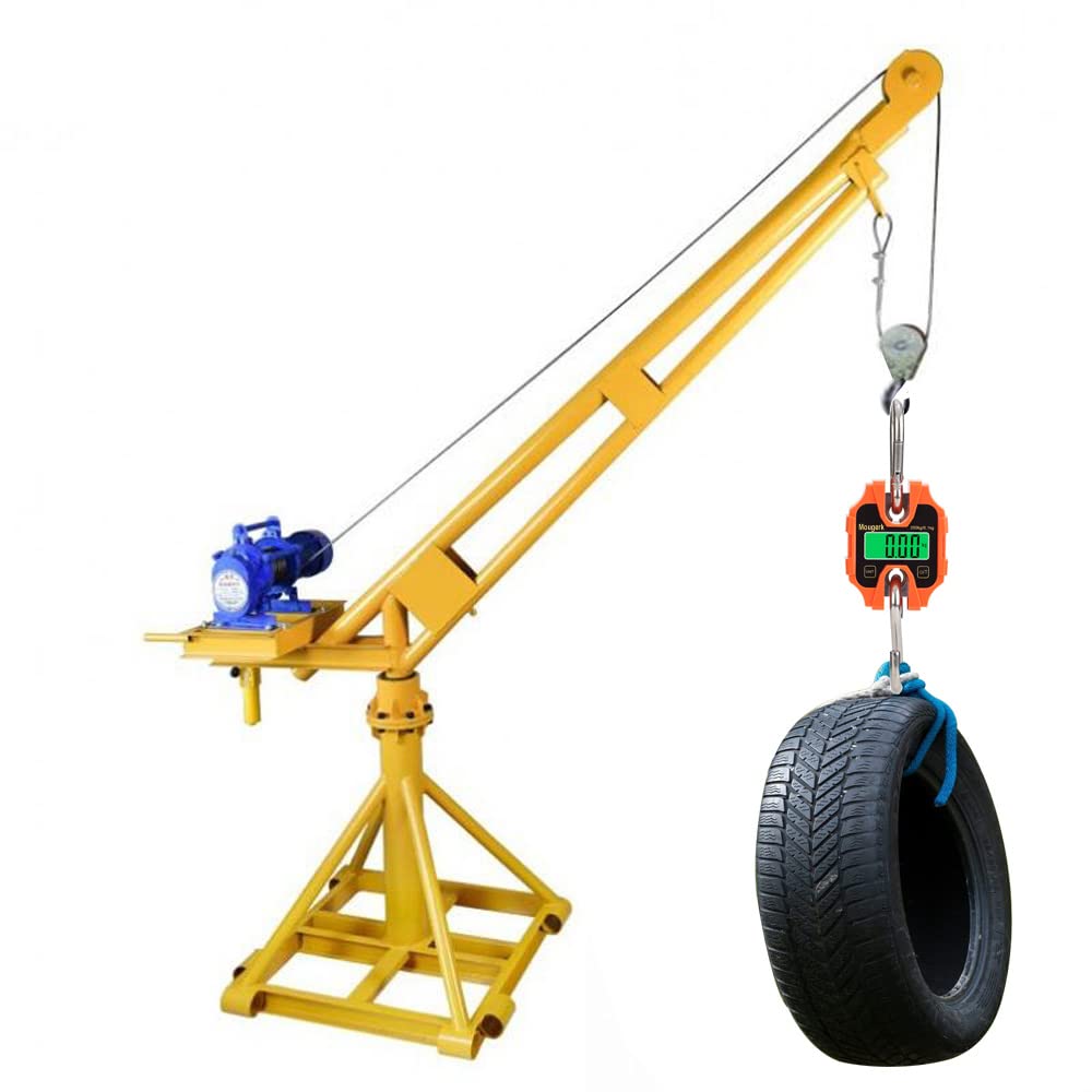 Digital Hanging Scales Portable Heavy Duty Crane Scale 250 kg 500 lb 2 AAA Batteries(Not Included)