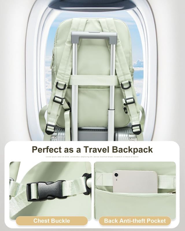 Laptop Backpack for Women Large Travel Backpack for Men Gym Work Teacher Backpack with Laptop