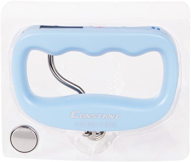 50kg 10g Portable High Precision Smart Electronic Fishing Luggage Scale with LCD Display Backlight,Blue