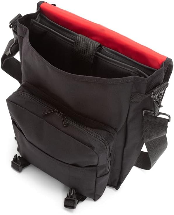 Manhattan Portage Commuter Laptop Bag Stylish Messenger Bag for Men & Women Durable Cordura Fits Up to 17" Laptop Ideal for Work College Travel (Black)