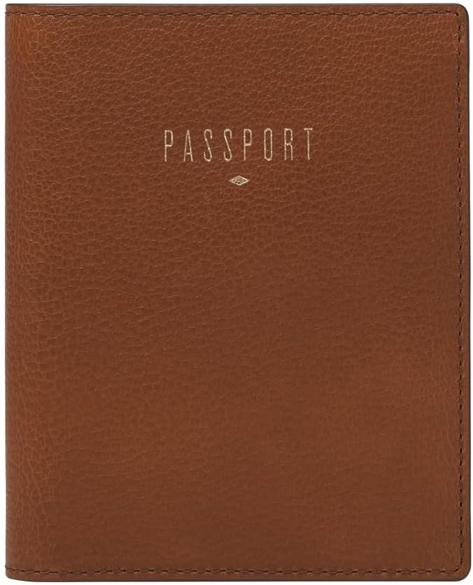 Fossil Women's Passport RFID Blocking Travel Passport Holder Case Wallet for Women