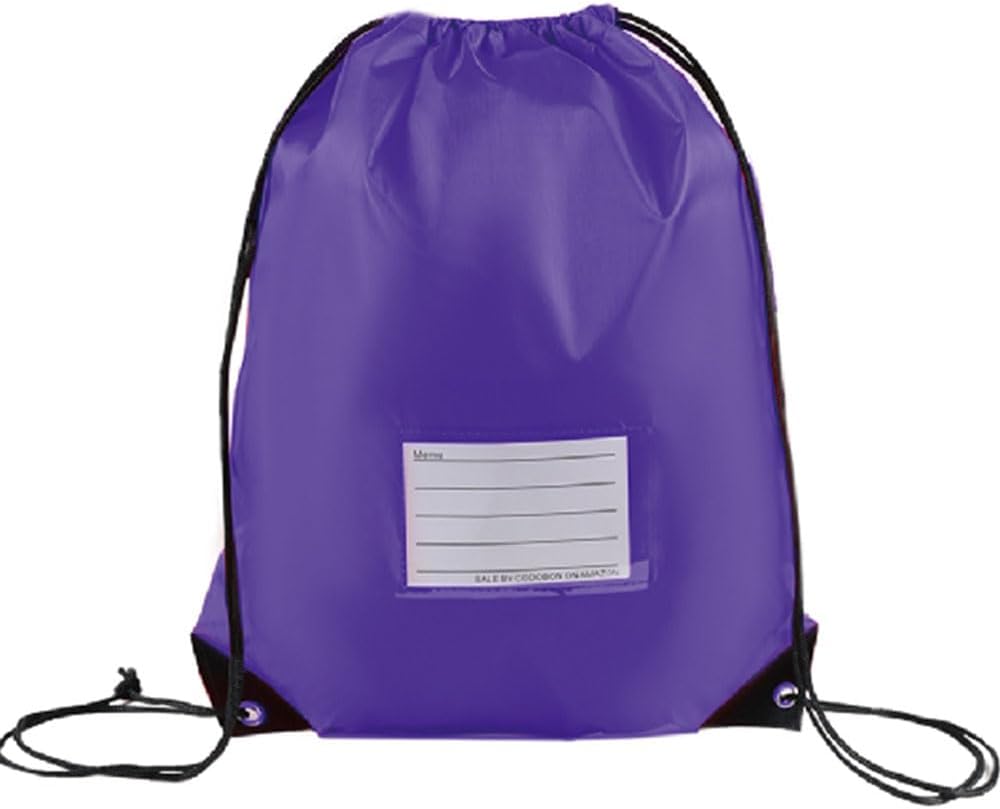20 Pcs Drawstring Bags,Bulk Draw String Backpack, DIY Gym Sports Cinch Bag Sackpack for Women Men, Purple