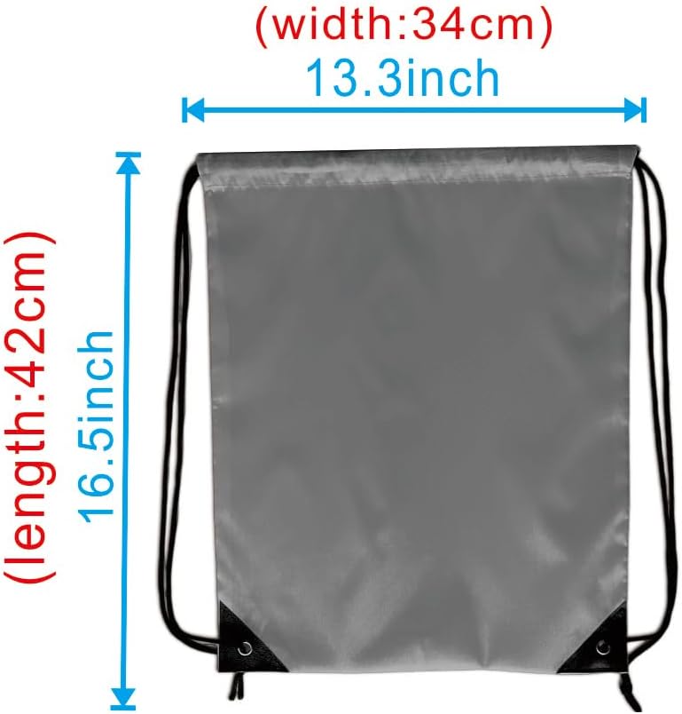 Drawstring Backpack Bulk 40Pcs Draw String Backpack Bags DIY Gym Sports Traveling Yoga Cinch Bag Sackpack Drawstring（grey）