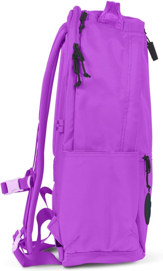Baboon to the Moon City Backpack - in Multiple Colors, Versatile, Water-Repellent, 16" Laptop-Friendly Backpack (Electric Purple)