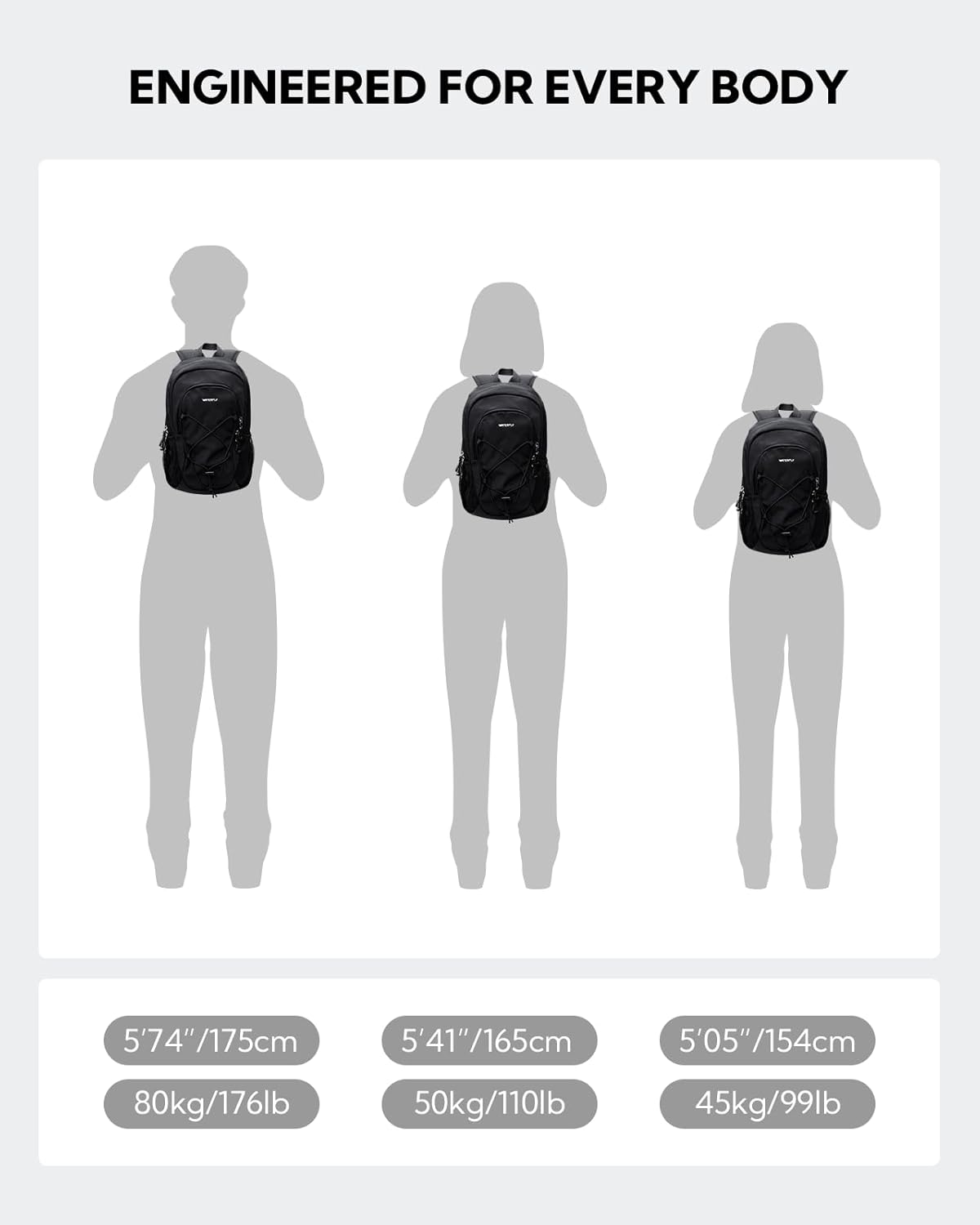 WATERFLY 12L Small Hiking Backpack: Day Pack Lightweight Travel Bag Camping Fitness Cycling Outdoor Sports Daypack For Women Men Teenager