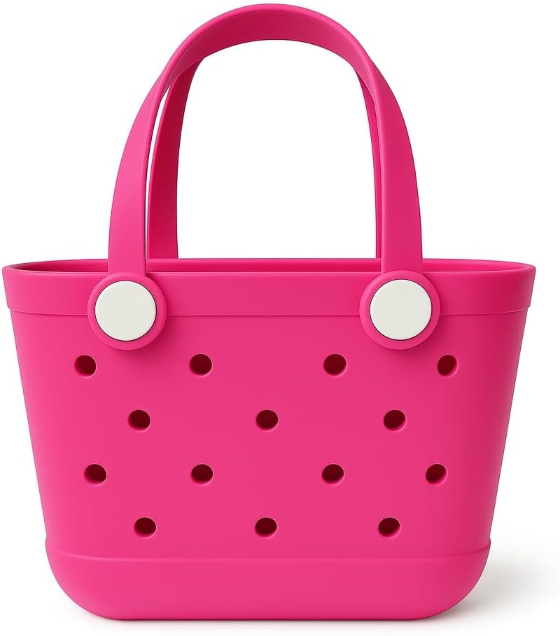 EVA Waterproof Beach Tote Bag-Large Sand Proof Tote with Handles for Women&Men|Lightweight Pool,Travel,Shopping Bag