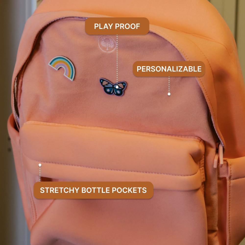 Parker Kids Backpack | Tear-Resistant & Comfortable School & Travel Backpack for Kids with Patch