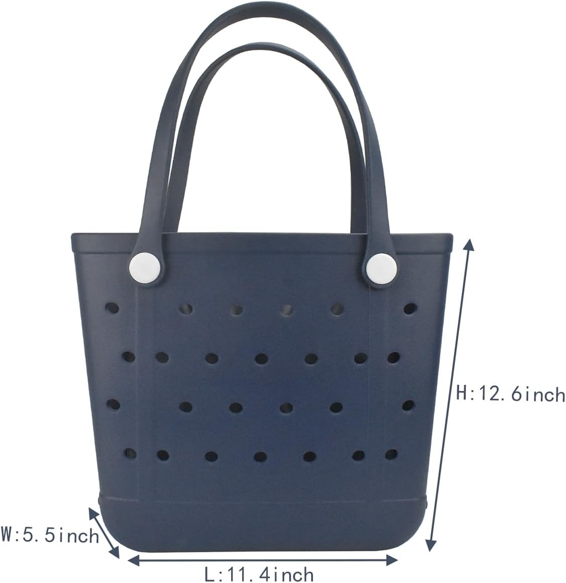 Tote Bag for Women - Large Rubber Beach Bag, Medium Waterproof Sandproof Travel Tote Bags for Beach Outdoor Sports