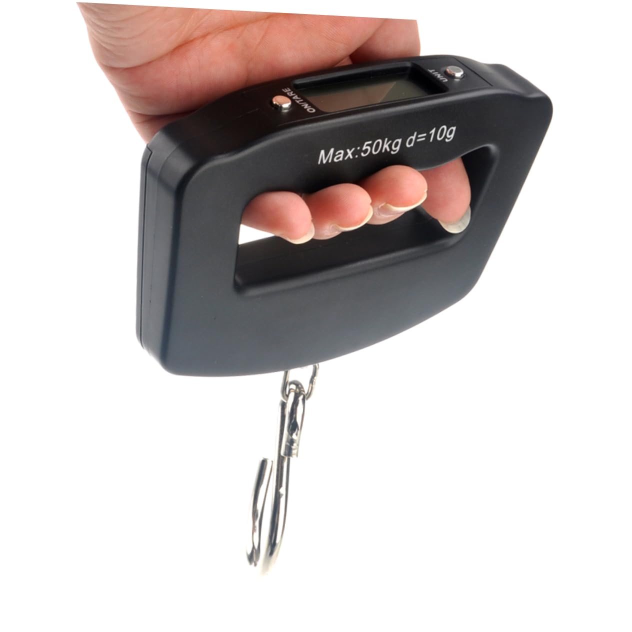 LIFKOME 50kg Digital Luggage Scale Hook Hand Scale Capacity Accuracy LCD Display Backlight