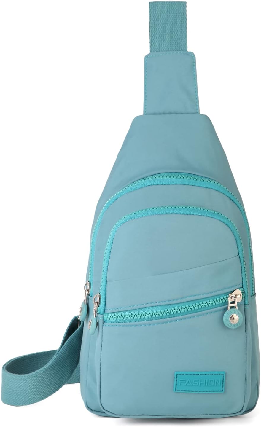 EVANCARY Small Sling Bag for Women Men, Sling Backpack Chest Daypack Crossbody Bag for Travel Outdoor Hiking
