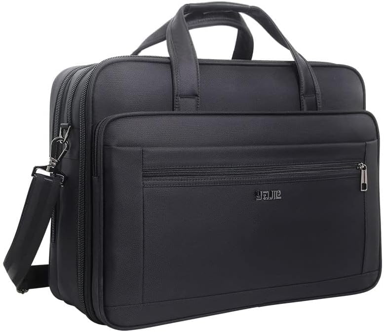 Large Briefcases For Men Canvas Tote Bag 15.6 Inch 17 Inch 19 Inch Laptop Case Work Bags Office Messenger Bag