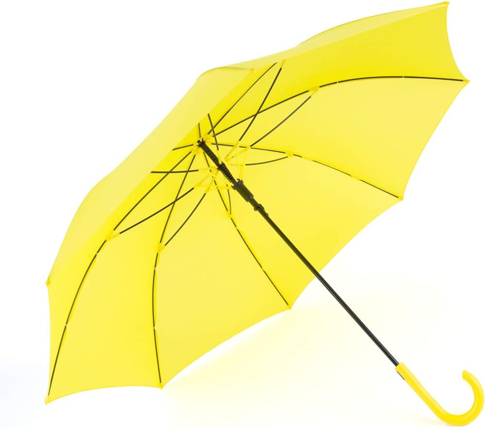 RUMBRELLA UV Stick Umbrella Auto Open UPF 50+ with J Hook Handle 51IN