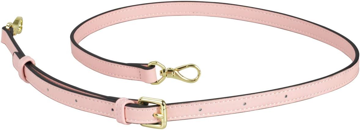 Allzedream Leather Purse Strap Replacement Crossbody Handbag Long Adjustable (Pink)