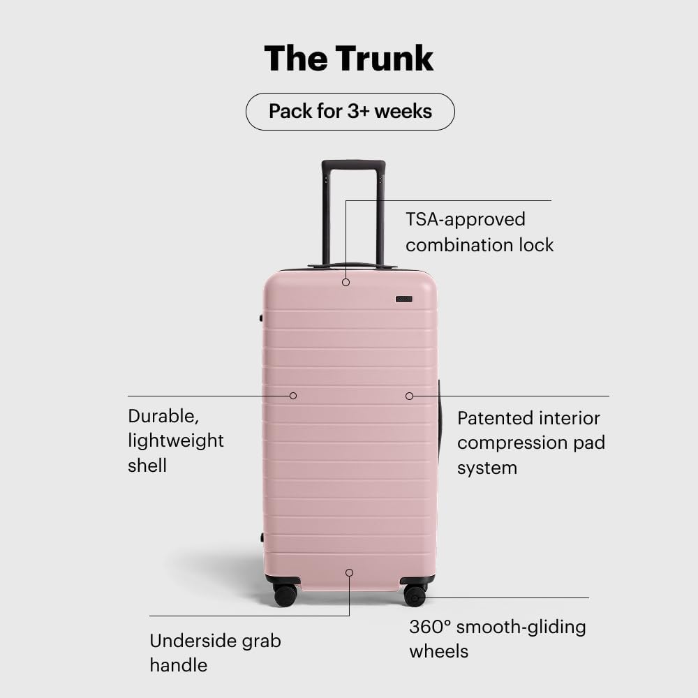 Away Large Trunk Luggage, 31 Inch Hardside Suitcase with Spinner Wheels, Lightweight & Durable, TSA