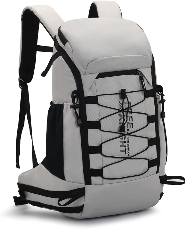 Bseash 40L Waterproof Hiking Camping Backpack with Rain Cover, Outdoor Sport Travel Daypack