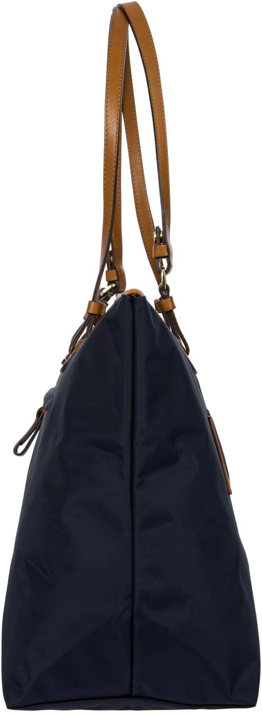 Bric's X-Collection Sportina Tote Bag – Large Water-Resistant Nylon Tote with Detachable Pouch for Travel, Work, Beach
