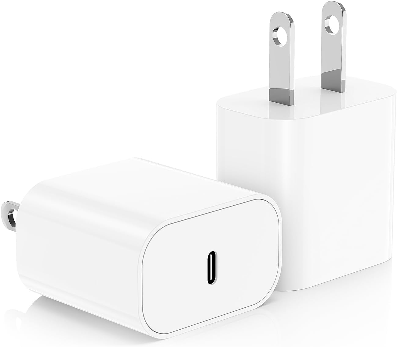 iPhone Fast USB C Charger Block, 20W PD Type C Charging Power Adapter Cube Brick Box, iPhone Wall Charger Plug for Apple iPhone 17 Pro Max/17 Air/17/16 Pro/16 Plus/15/15 Pro/14 Plus/13/12 Mini/11/iPad
