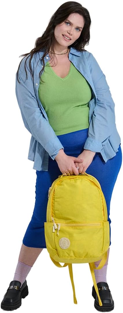 Baboon to the Moon City Backpack - in Multiple Colors, Versatile, Water-Repellent, 16" Laptop-Friendly Backpack (Amber)