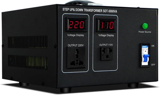 Step Down/Up Transformer 220v to 110v, 5000W Voltage Converter 110 to 220 Heavy Duty Power Transformer
