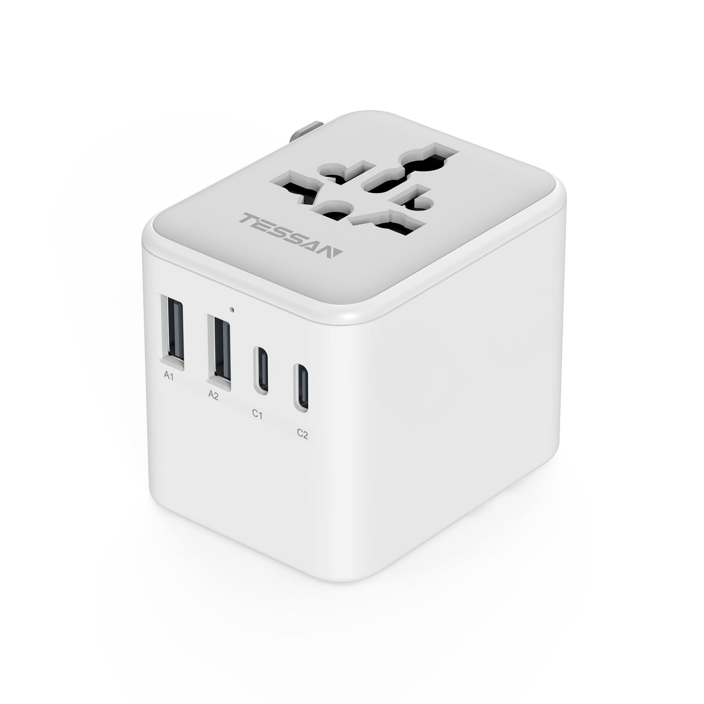 TESSAN Universal Travel Adapter, International Power Adapter