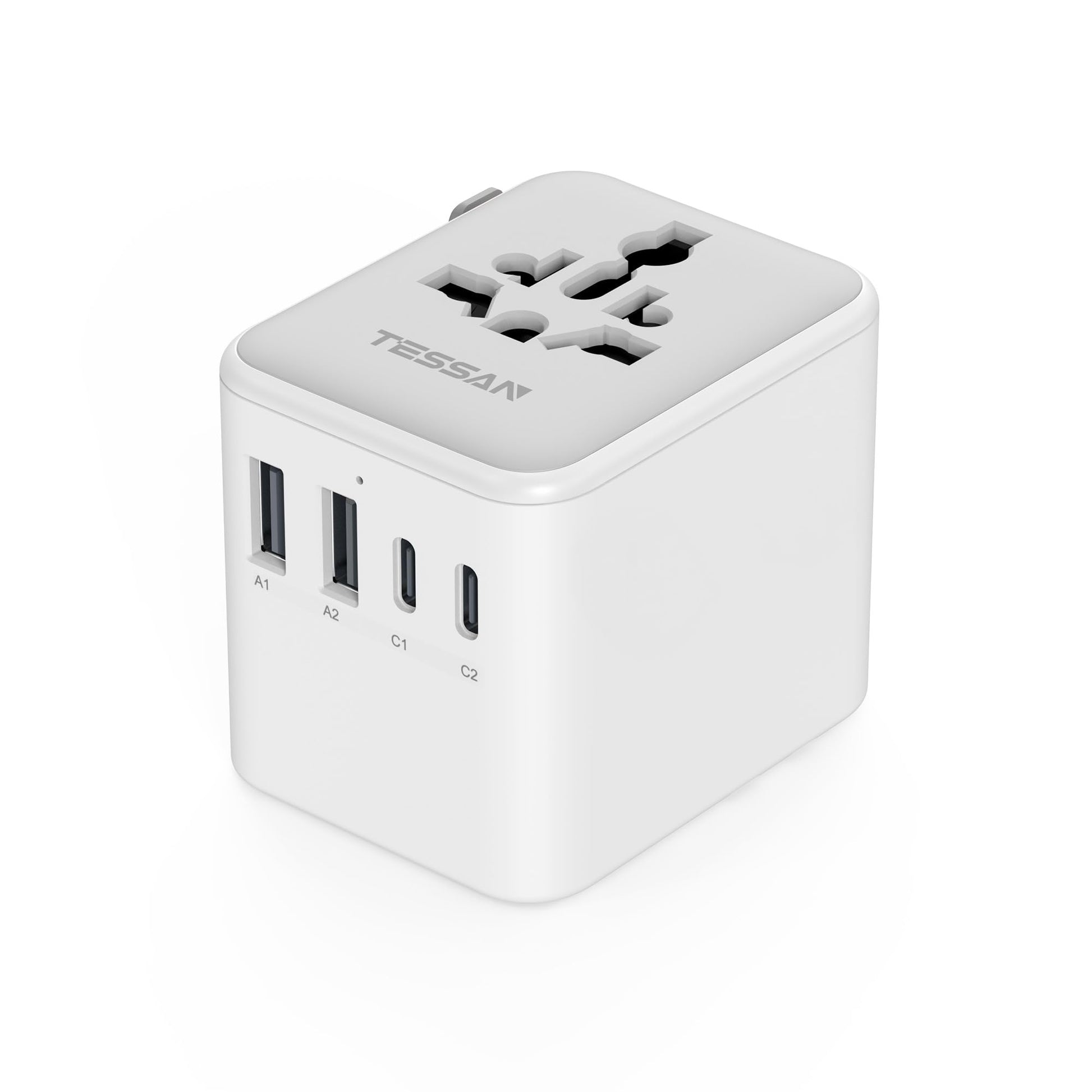 TESSAN Universal Travel Adapter, International Power Adapter