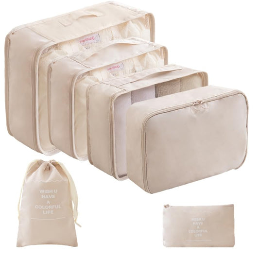 LANSKLBD 6/8 Set Packing Cubes for Suitcases Travel Luggage Packing Organizers,Travel Accessories