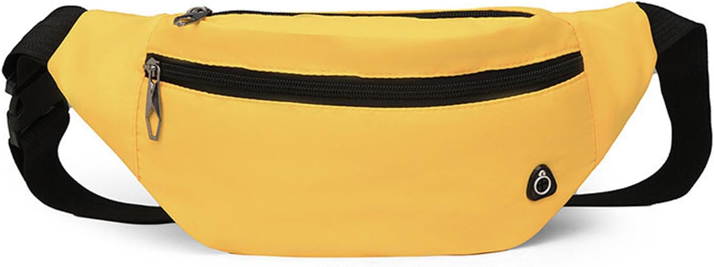 DAITET Crossbody Fanny Pack for Men&Women,Large Waist Bag & Hip Bum Bag with Adjustable Strap for Outdoors Workout Traveling Casual Running Hiking Cycling