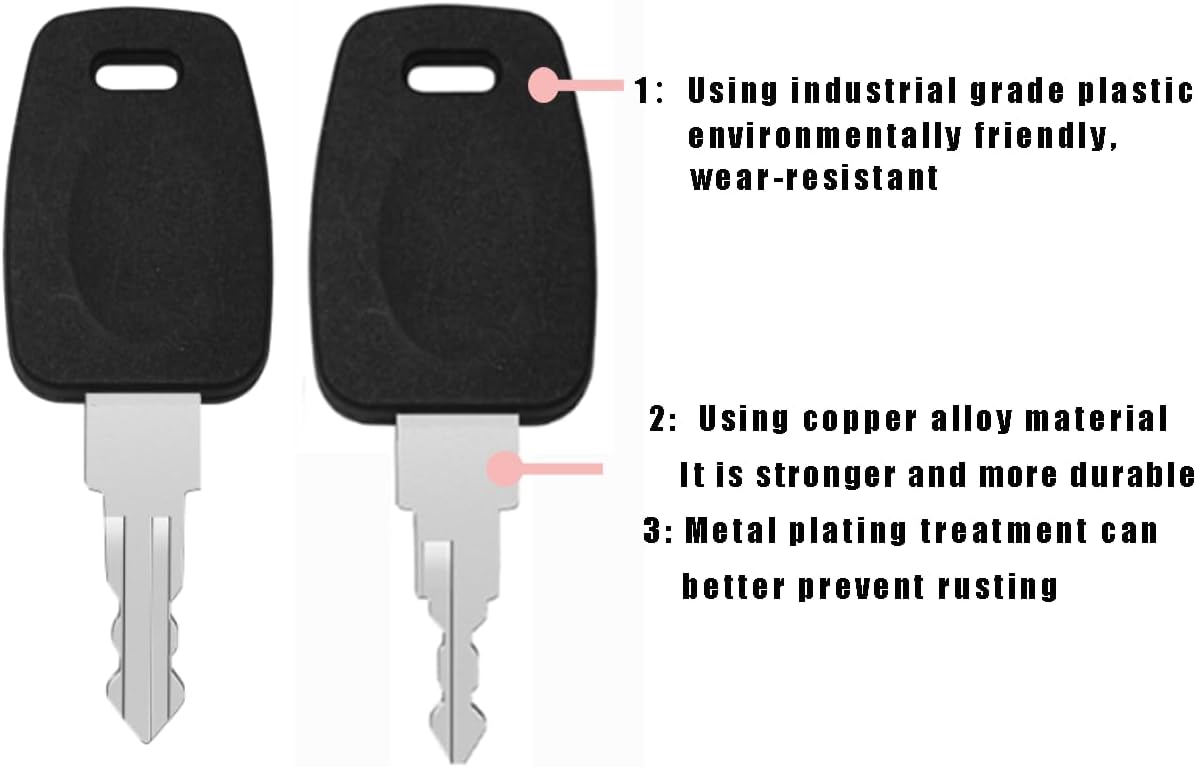 Master Luggage Keys Compatible with 007 Suitcase Password Locks Repair AC Approved Locks Key (2 PCS T-S-A 002+007 Silvery)