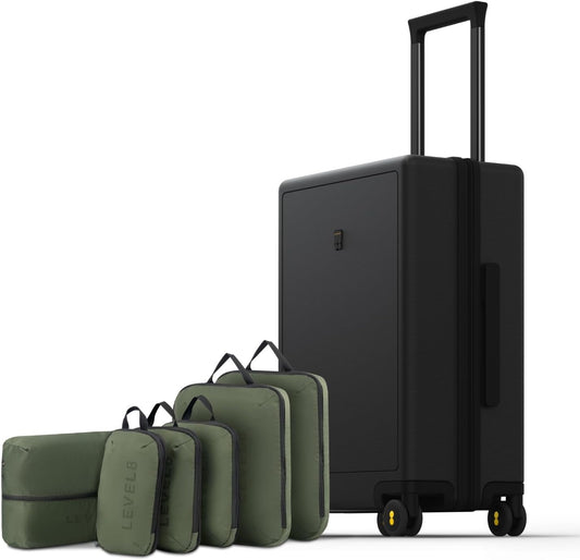 LEVEL8 Carry on Luggage Airline Approved, Small Carry on Suitcases with Wheels, Lightweight
