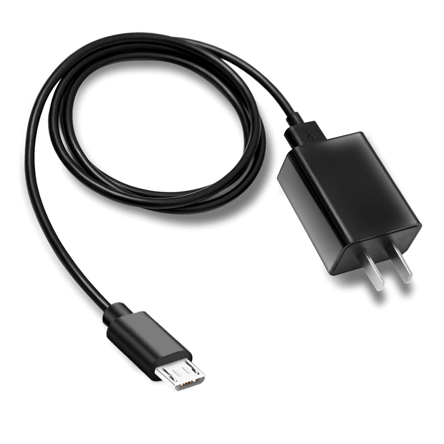 5V 2A 1A Fast Wall Charger 6ft Micro USB Type B Charging Cable for Kindle Paperwhite 2-13, Oasis E-Reader, Fire HD HDX 6 7 8 10 Plus Kids Pro,Galaxy S7/S6/S5/S4/S2/S3/LG Android Phone & More