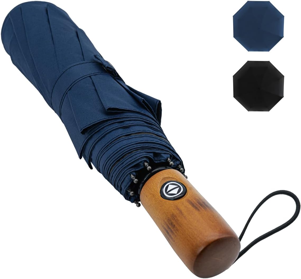 Automatic Umbrella Windproof Lightweight Strong Compact UV Protection Rain Travel Umbrellas Collapsible Backpack Umbrella Suit For Adult