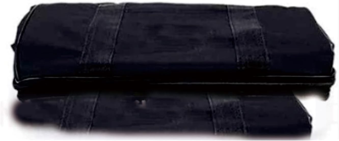 Men's and women's waterproof foldable luggage (black)