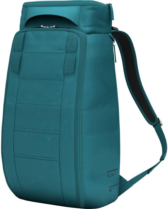 Db Journey The Hugger Backpack - Durable Travel Backpack with Laptop Compartment & Pockets for Work, Luggage Backpack with Roller Bag Hook Up System, 30L - Midnight Teal