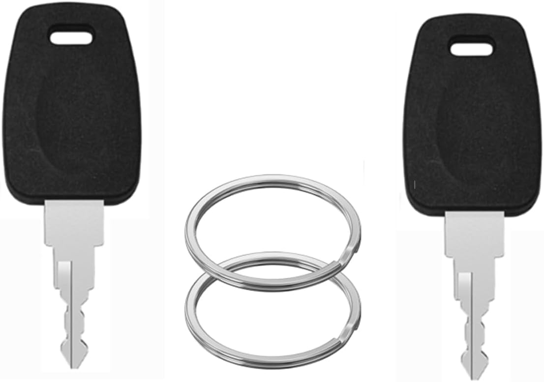 Master Luggage Keys Compatible with 007 Suitcase Password Locks Repair AC Approved Locks Key (2 PCS 007 Silvery)