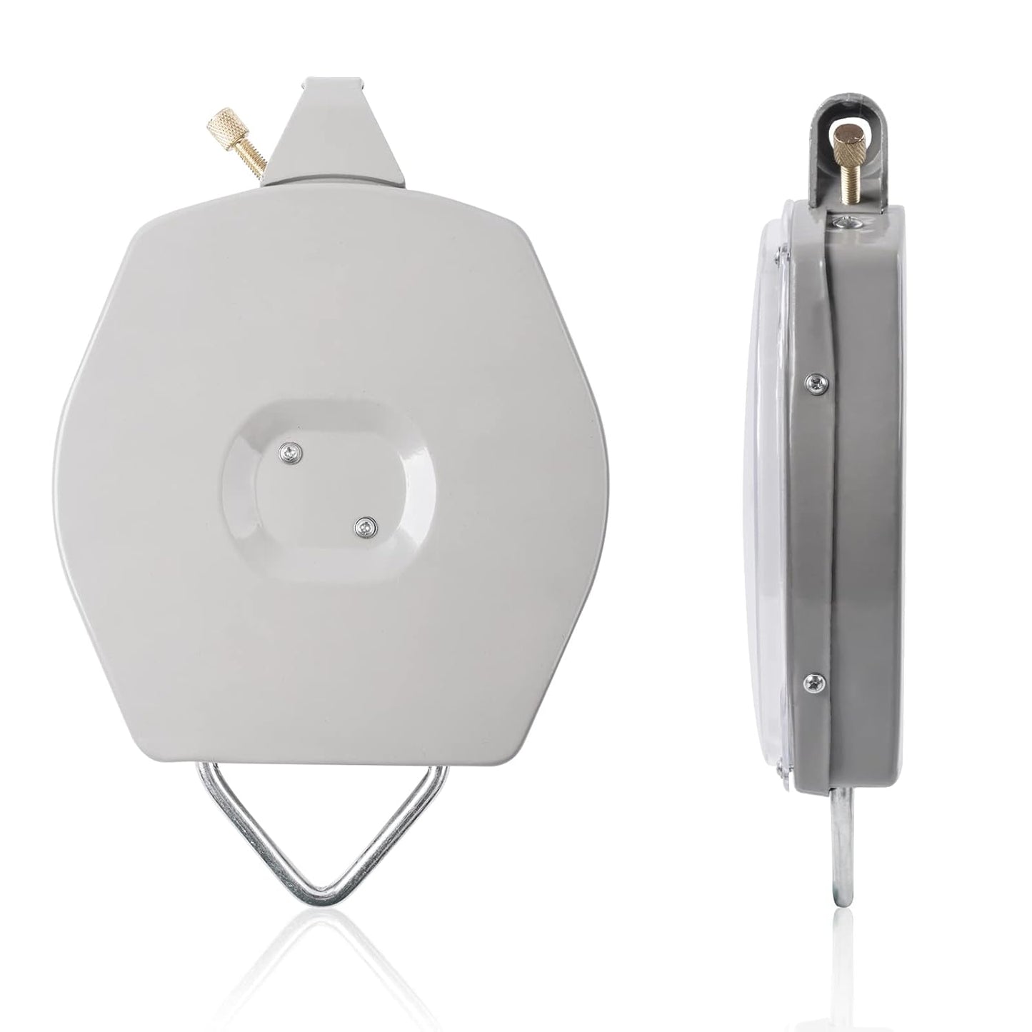 Mechanical Hanging Scales 440lb/200kg, High Accuracy Large Display Spring Dial Weight Scale Big Game Scale for Kitchen Fishing Hunting Farms